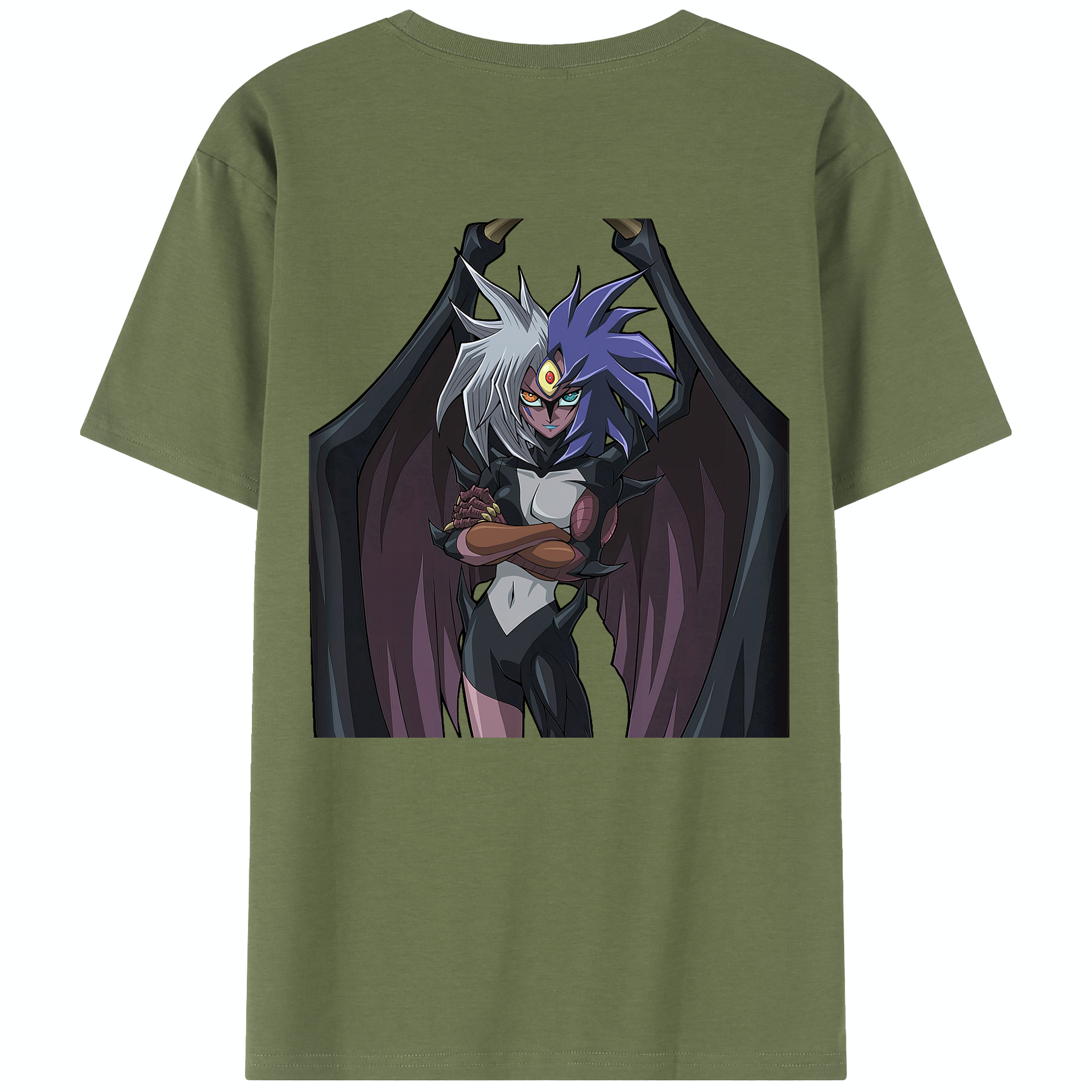 （画像用） 遊☆戯☆王 Yu-Gi-Oh! 綿100％半袖Tシャツ（背面プリント）